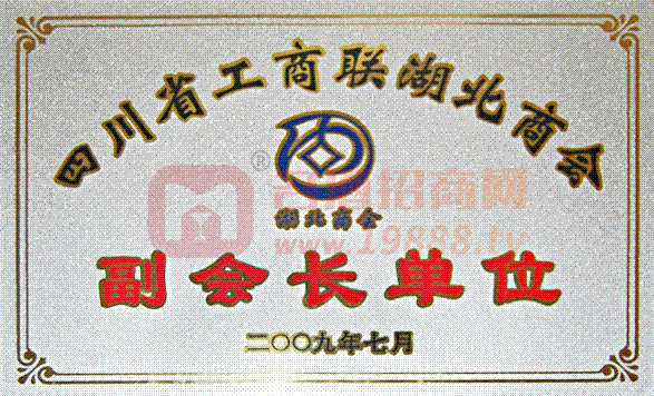 四川省工商聯(lián)湖北商會(huì)副會(huì)長