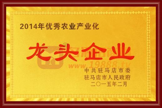 河南省農(nóng)業(yè)產(chǎn)業(yè)化優(yōu)秀龍頭企業(yè)